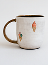 Кружка ручной работы с росписью Лис с мороженым, керамика, 400 мл, превью фото 2