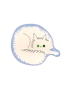 3Д Стикер на телефон «Тревожный котик Вата», объёмный