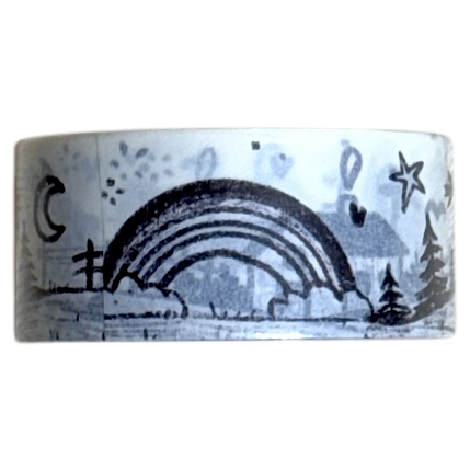 Скотч Лемниската «Not Scared», 10 метров, фото 1.