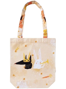 Сумка шоппер Забористый текстиль «Маскарад», хлопок