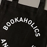 Сумка шоппер «Bookaholics anonymous», чёрный, превью фото 3