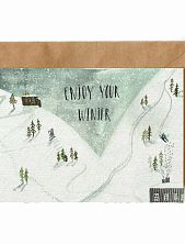 Открытка «Enjoy your winter»