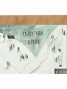 Открытка «Enjoy your winter»