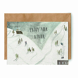 Открытка «Enjoy your winter»