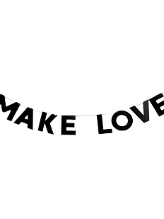 Гирлянда «MAKE LOVE»