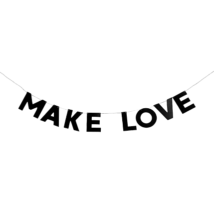 Гирлянда «MAKE LOVE», фото 1.
