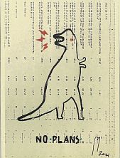 Открытка Максим Савва «No Plans (динозавр)», А6