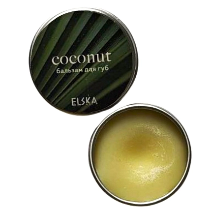 Бальзам для губ ELSKA Cosmetics «Кокос Coconut», 10 гр, фото 1.