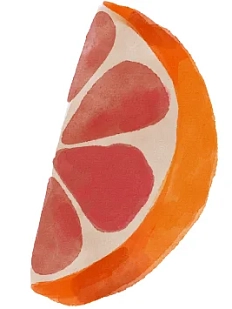 3D Стикер на телефон «Апельсин», объёмный, 3 см