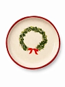 Тарелка ручной работы Йеллоускуп «Рождественский венок», керамика, 15 см, превью фото 1