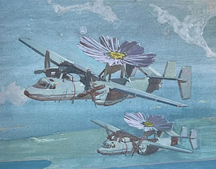 Обложка на студенческий билет Василий Аникин «Flowers Victory», экокожа, фото 1.