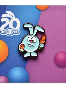 Металлический значок Heart of Moscow «Крош» серия Смешарики