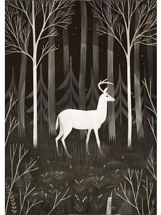 Мини-постер «Белый олень», Дворникова Александра