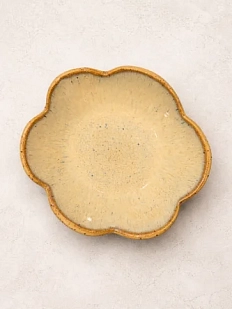 Пиала ручной работы Идеальное совпадение «Цветочек», керамика, 12 см