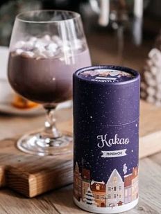 Пряное какао в подарочном тубусе, 85 г