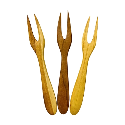 Вилка с двумя зубцами, 21 см, фото 2.