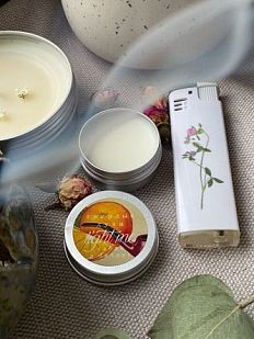Твердые духи ручной работы «Табак и Цитрус», 10 гр