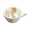Чашка для чая ручной работы Мадам де Тюль с фигуркой внутри Улитка на полянке, белая, фарфор, 250 мл, превью фото 1