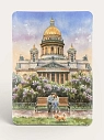 Магнит Настоящий сувенир «Исаакиевский собор», картон, превью фото 1