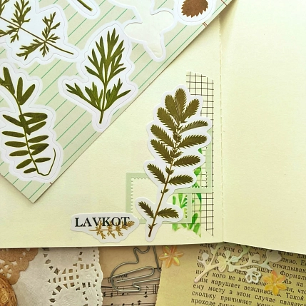Стикерпак Лавкот «Гербарий», А6, фото 3.