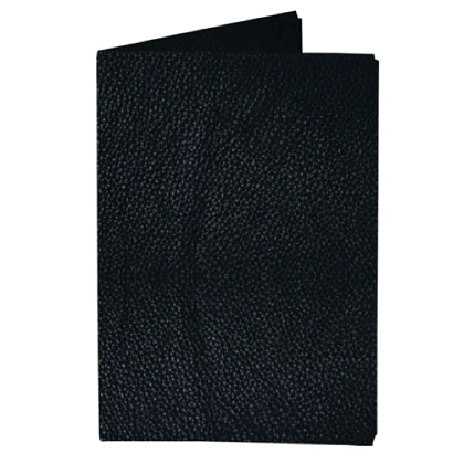 Обложка на паспорт New Wallet «New Skinny», черная, фото 1.