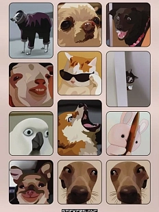 Стикерпак «Animals Meme» №2