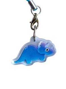 Брелок на нитке «Трицератопс»