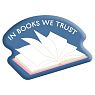 3Д Стикер на телефон «In book we trust», объёмный, превью фото 1