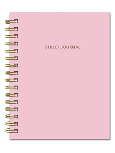 Блокнот-органайзер Bullet Journal, розовый, А5