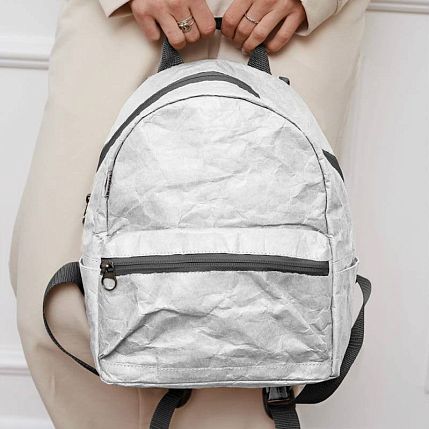 Рюкзак Ranzel Bags «Latifa White», тайвек, белый, фото 1.
