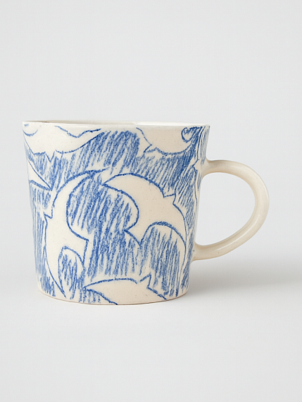 Кружка ручной работы с рисунком «Птицы», полуфарфор, 370 мл, фото 1.