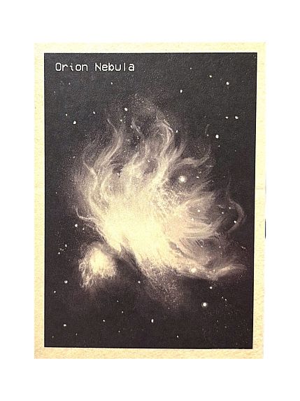 Карточка «Orion Nebula», 11 х 8 см, фото 1.