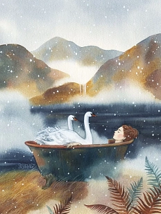 Постер интерьерный Анна Спешилова «Безмятежность», А2