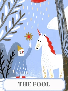 Открытка Таро Шут (The Fool)