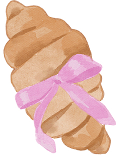 3D Стикер на телефон «Круассан», объёмный, 3 см