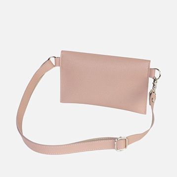 Сумка-конверт Kokosina bags, искусственная кожа, нежно-розовый, фото 3.