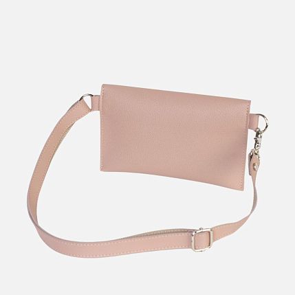 Сумка-конверт Kokosina bags, искусственная кожа, нежно-розовый, фото 3.