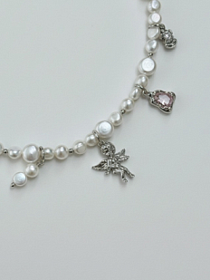 Чокер из жемчуга и подвесками «Ангел» Migette