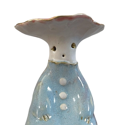 Статуэтка «Грибочек», голубая, фото 3.