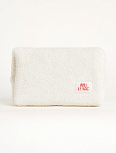 Косметичка ручной работы АМИ (Ami lé sac) «Grand», белый барашек