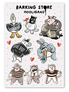 Виниловые стикеры «Hooligans»