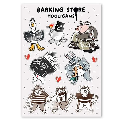Виниловые стикеры «Hooligans», фото 1.