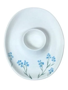 Пашотница для яиц ручной работы Верба керамика «Незабудки», керамика