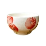 Пиала ручной работы Катя Вебер Красные одуванчики, белая, керамика, 125 мл, превью фото 2