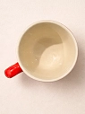 Кружка ручной работы Тата вытворяет/NF ceramics «Люблю тебя, piz*etz», красная, керамика, 450 мл, превью фото 4