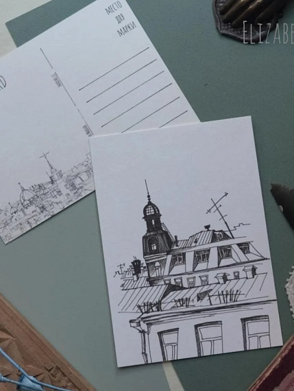 Открытка «Петербург - город с особой атмосферой» Elizabeth Madar, фото 1.