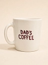 Кружка ручной работы ММ керамика, «Dad's coffee», 450 мл, превью фото 1