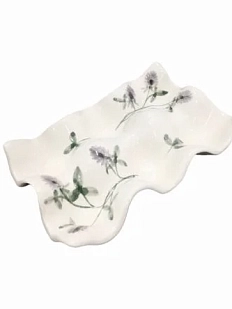 Подставка под яйца ручной работы Верба керамика «Клевер», керамика