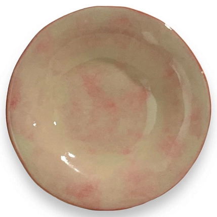 Чайная пара ручной работы, розовая, керамика, 200 мл, фото 3.