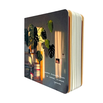 Блокнот «Принятие» в точку, 13 х 13, 60 листов, серый, фото 1.